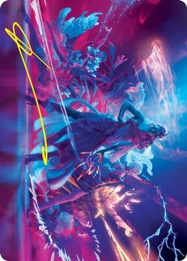 Image for Prismari Command Art Card (Gold-Stamped Signature) (35) [Strixhaven] - Magic: The Gathering