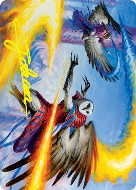 Image for Teach by Example Art Card (Gold-Stamped Signature) (43) [Strixhaven] - Magic: The Gathering