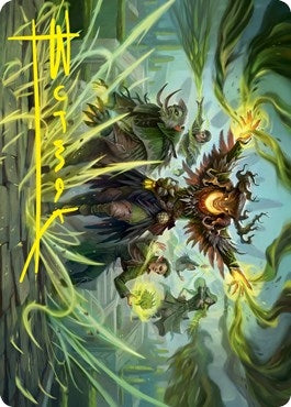 Image for Witherbloom Command Art Card (Gold-Stamped Signature) (45) [Strixhaven] - Magic: The Gathering