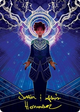 Image for Brainstorm Art Card (Gold-Stamped Signature) (65) [Strixhaven] - Magic: The Gathering