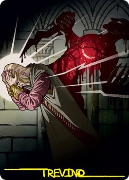 Image for Agonizing Remorse Art Card (Gold-Stamped Signature) (70) [Strixhaven] - Magic: The Gathering