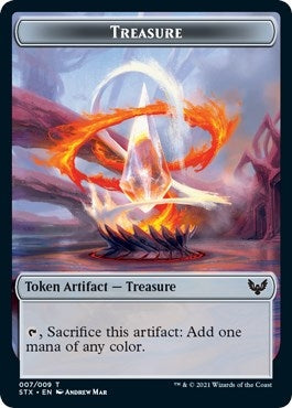 Image for Treasure Token (7) [Strixhaven: School of Mages] - Magic: The Gathering