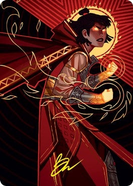 Image for Infuriate Art Card (Gold-Stamped Signature) (75) [Strixhaven] - Magic: The Gathering