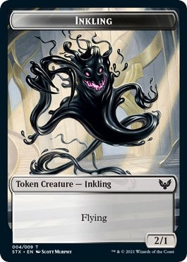 Image for Inkling (4) // Spirit (6) Double-Sided Token (4 // 6) [Strixhaven: School of Mages] - Magic: The Gathering