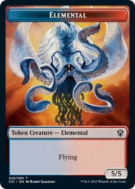 Image for Elemental (020) // Copy Double-Sided Token (20 // 30) [Commander 2021] - Magic: The Gathering