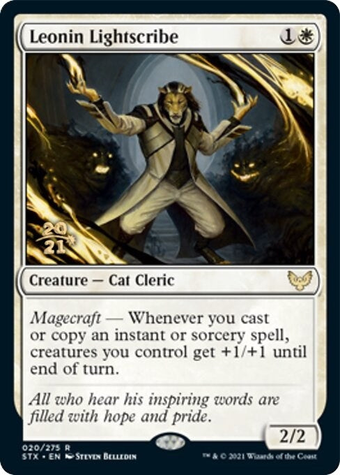Image for Leonin Lightscribe (20) [Prerelease Cards] - Magic: The Gathering