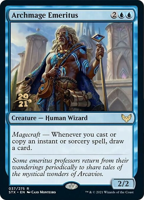 Image for Archmage Emeritus (37) [Prerelease Cards] - Magic: The Gathering
