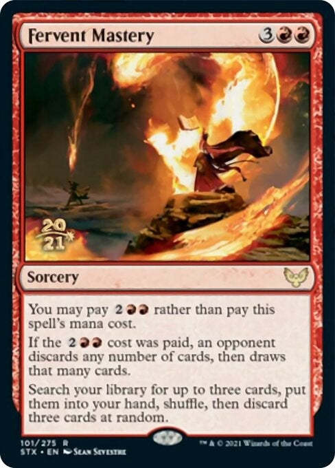 Image for Fervent Mastery (101) [Prerelease Cards] - Magic: The Gathering