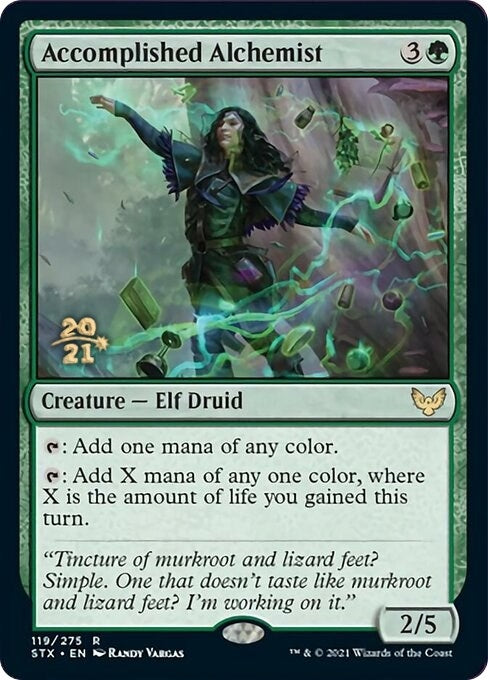 Image for Accomplished Alchemist (119) [Prerelease Cards] - Magic: The Gathering