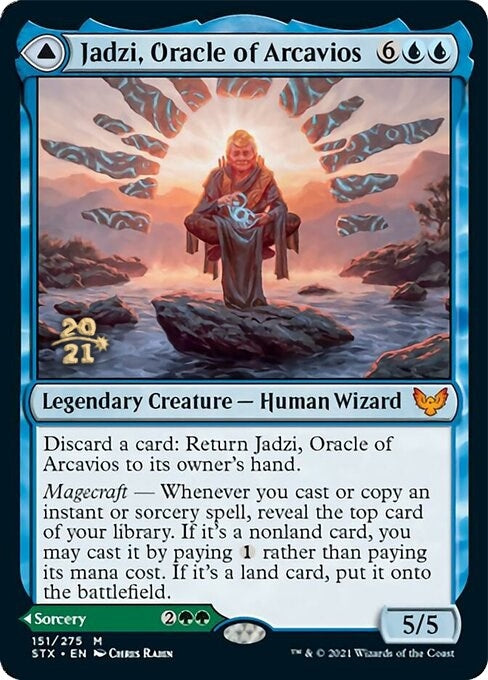Image for Jadzi, Oracle of Arcavios (151) [Prerelease Cards] - Magic: The Gathering