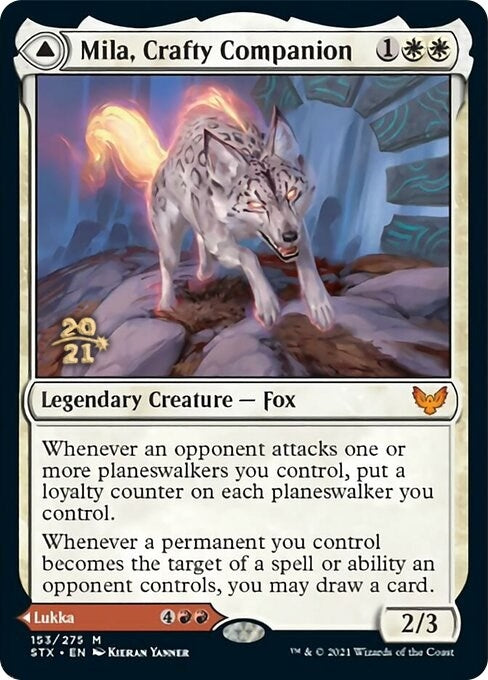 Image for Mila, Crafty Companion (153) [Prerelease Cards] - Magic: The Gathering