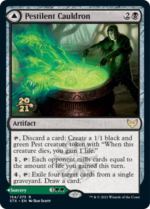 Image for Pestilent Cauldron (154) [Prerelease Cards] - Magic: The Gathering