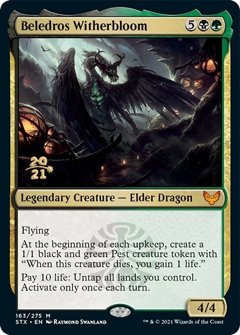 Image for Beledros Witherbloom (163) [Prerelease Cards] - Magic: The Gathering
