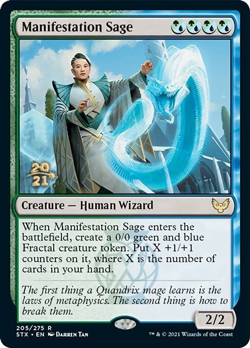 Image for Manifestation Sage (205) [Prerelease Cards] - Magic: The Gathering