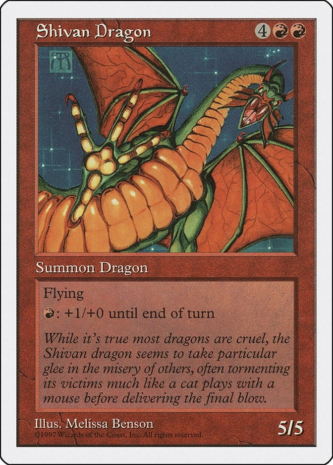 Image for Shivan Dragon [Fifth Edition] - Magic: The Gathering