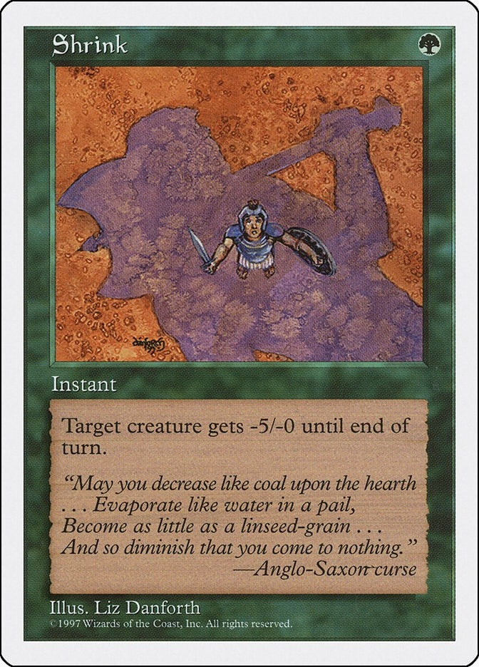 Image for Shrink [Fifth Edition] - Magic: The Gathering