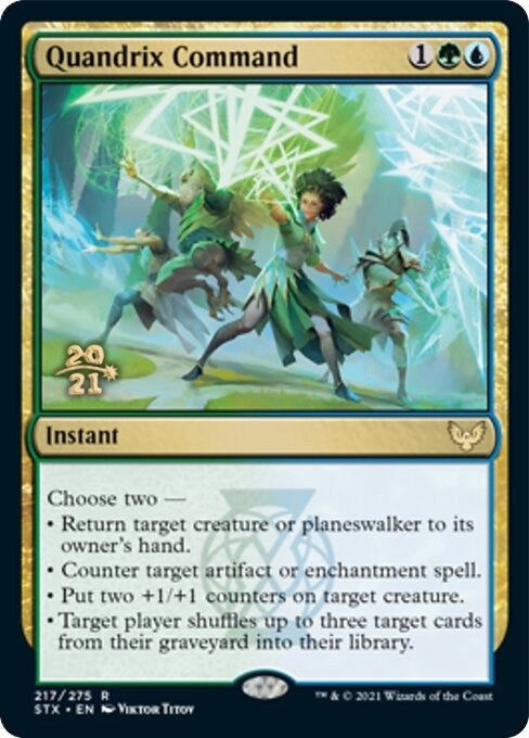 Image for Quandrix Command (217) [Prerelease Cards] - Magic: The Gathering