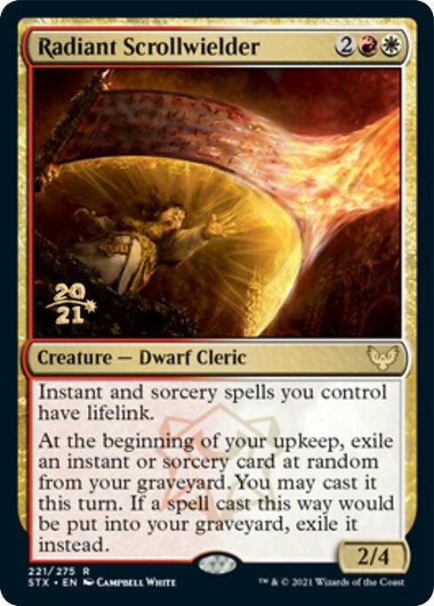 Image for Radiant Scrollwielder (221) [Prerelease Cards] - Magic: The Gathering