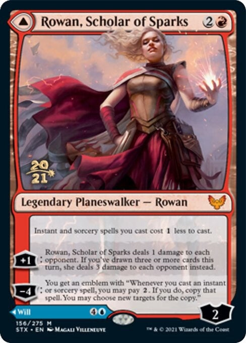 Image for Rowan, Scholar of Sparks (156) [Prerelease Cards] - Magic: The Gathering