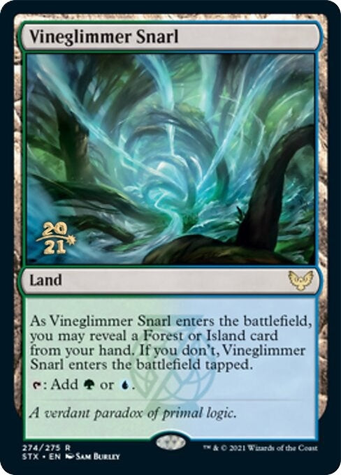 Image for Vineglimmer Snarl (274) [Prerelease Cards] - Magic: The Gathering