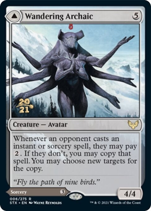 Image for Wandering Archaic (6) [Prerelease Cards] - Magic: The Gathering