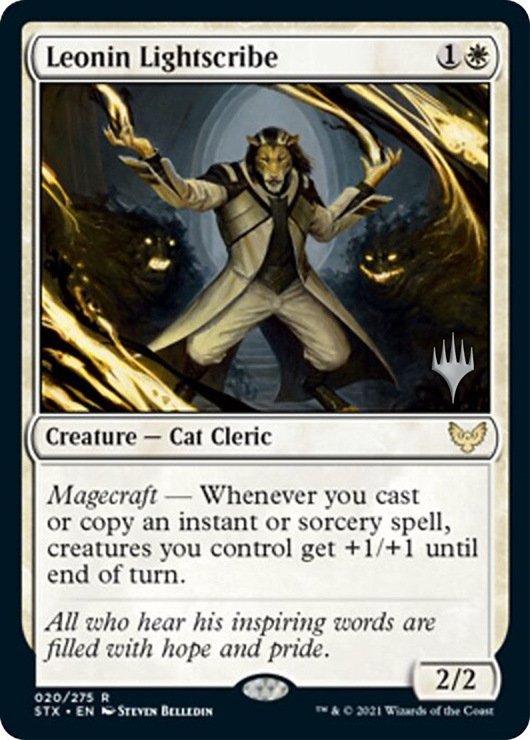 Image for Leonin Lightscribe (20) [Strixhaven] - Magic: The Gathering