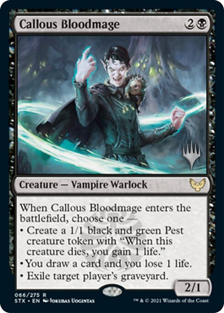 Image for Callous Bloodmage (66) [Strixhaven] - Magic: The Gathering