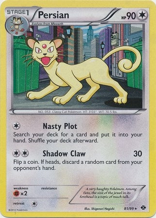 Image for Persian - 81/99 (Cosmos Holo) (081/099) [Blister Exclusives] - Pokemon