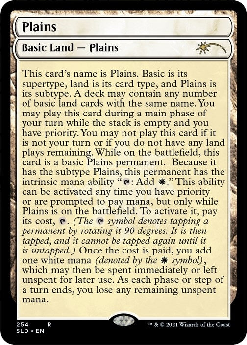 Image for Plains (254) (Full-Text Lands) (254) [Secret Lair Drop Series] - Magic: The Gathering
