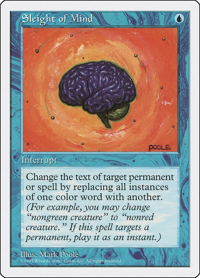 Image for Sleight of Mind [Fifth Edition] - Magic: The Gathering