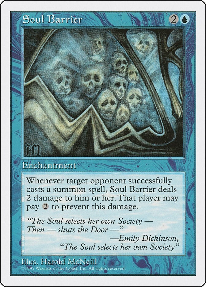 Image for Soul Barrier [Fifth Edition] - Magic: The Gathering