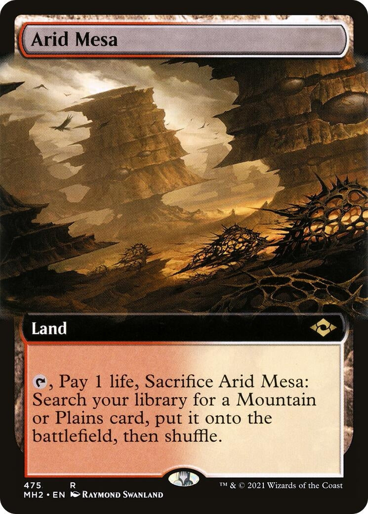 Image for Arid Mesa (Extended Art) (475) [Modern Horizons 2] - Magic: The Gathering