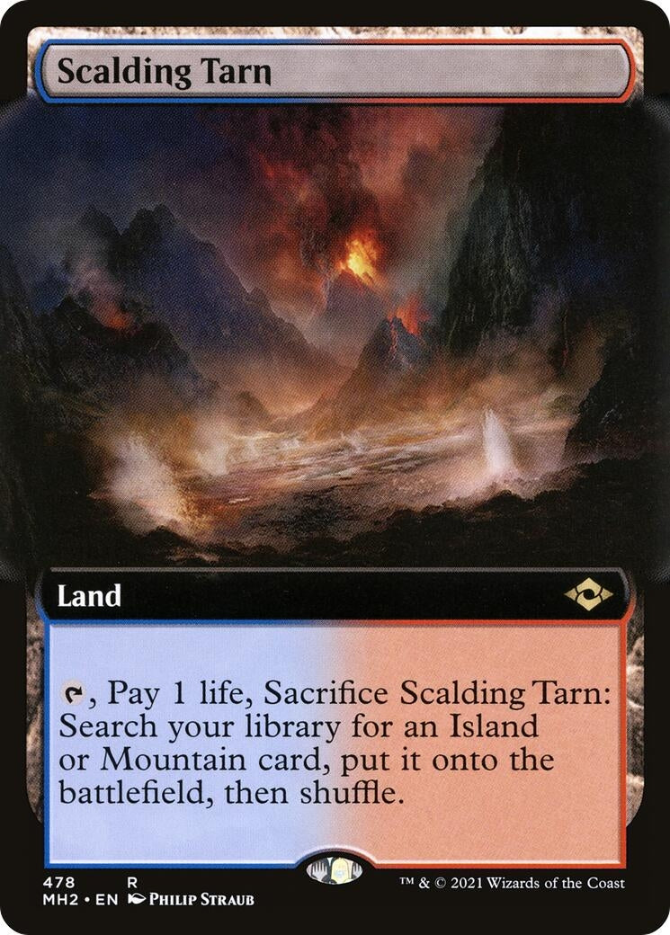 Image for Scalding Tarn (Extended Art) (478) [Modern Horizons 2] - Magic: The Gathering