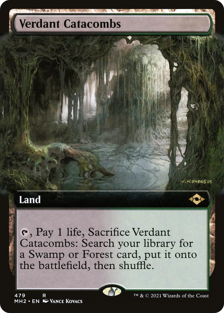 Image for Verdant Catacombs (Extended Art) (479) [Modern Horizons 2] - Magic: The Gathering
