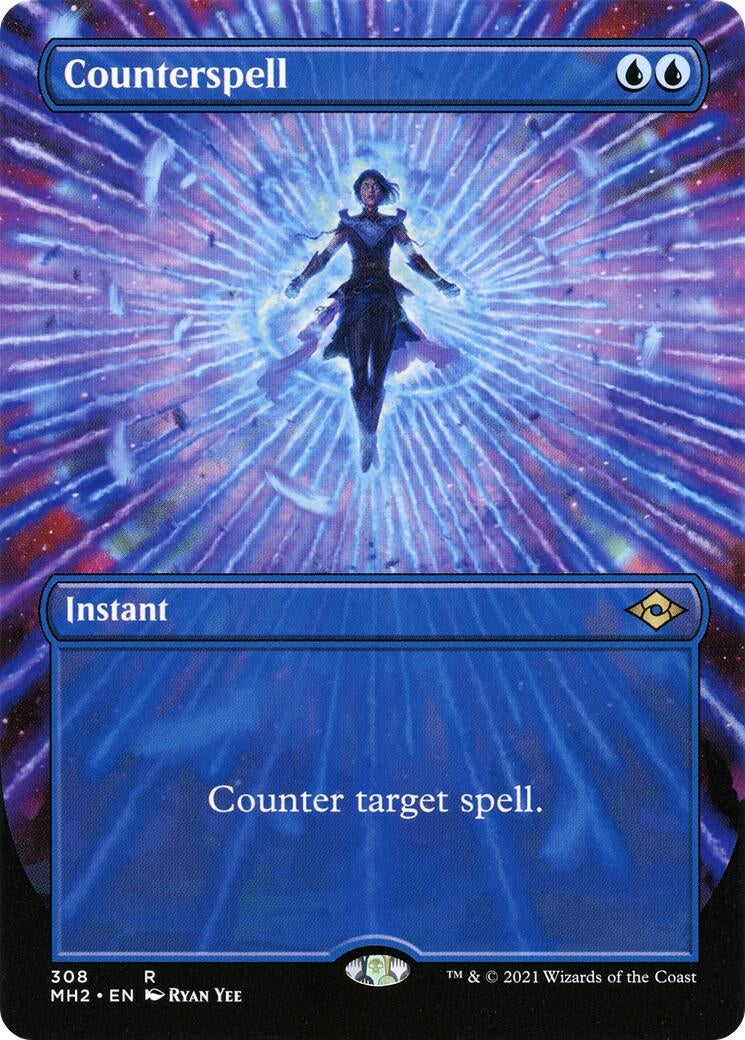Image for Counterspell (Borderless) (308) [Modern Horizons 2] - Magic: The Gathering