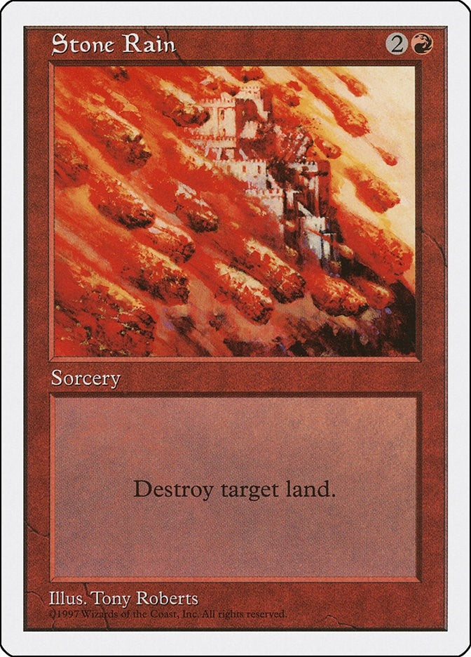 Image for Stone Rain [Fifth Edition] - Magic: The Gathering