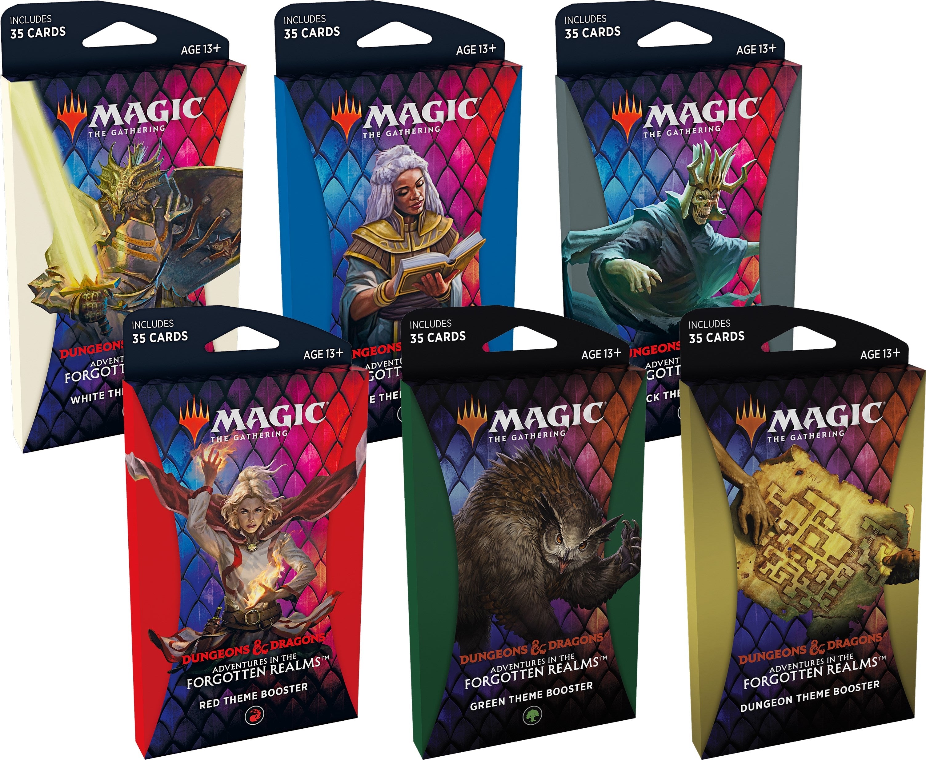Image for Adventures in the Forgotten Realms - Theme Booster [Set of 6] - Magic: The Gathering