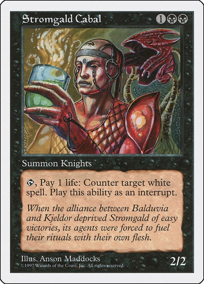 Image for Stromgald Cabal [Fifth Edition] - Magic: The Gathering