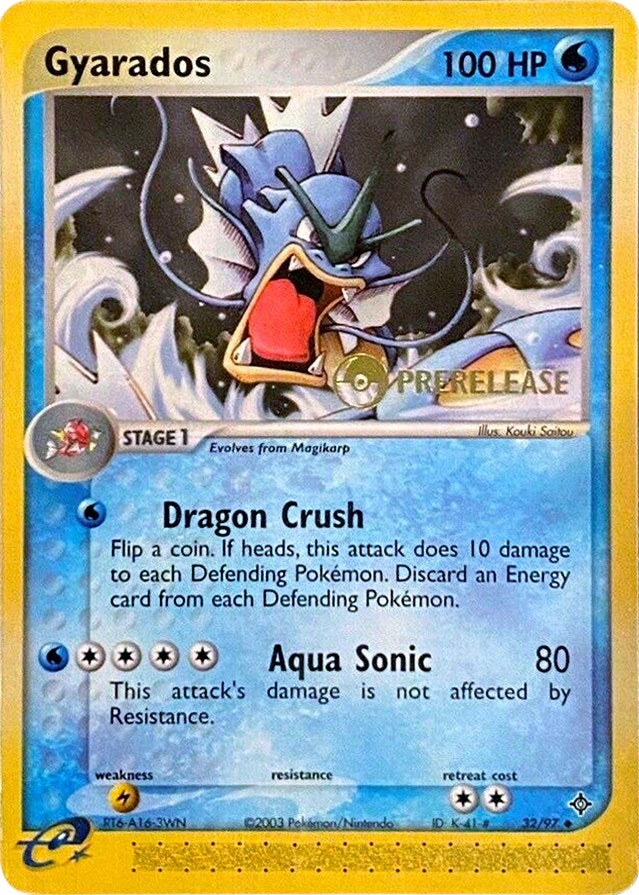 Image for Gyarados - 32/97 (Prerelease) (32/97) [Nintendo Promos] - Pokemon