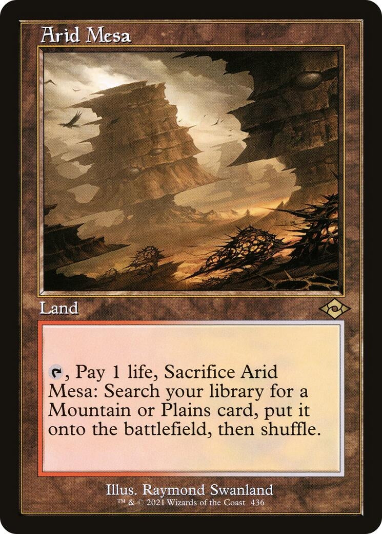 Image for Arid Mesa (Retro Frame) (436) [Modern Horizons 2] - Magic: The Gathering
