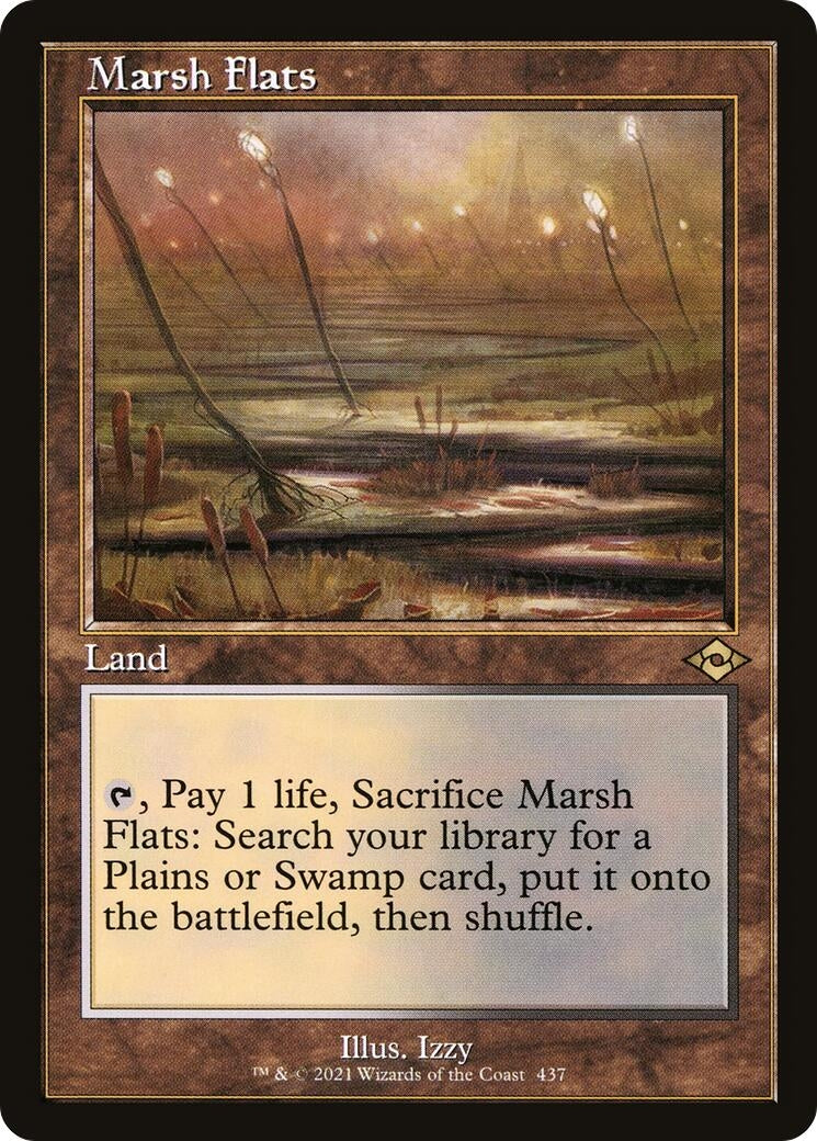 Image for Marsh Flats (Retro Frame) (437) [Modern Horizons 2] - Magic: The Gathering