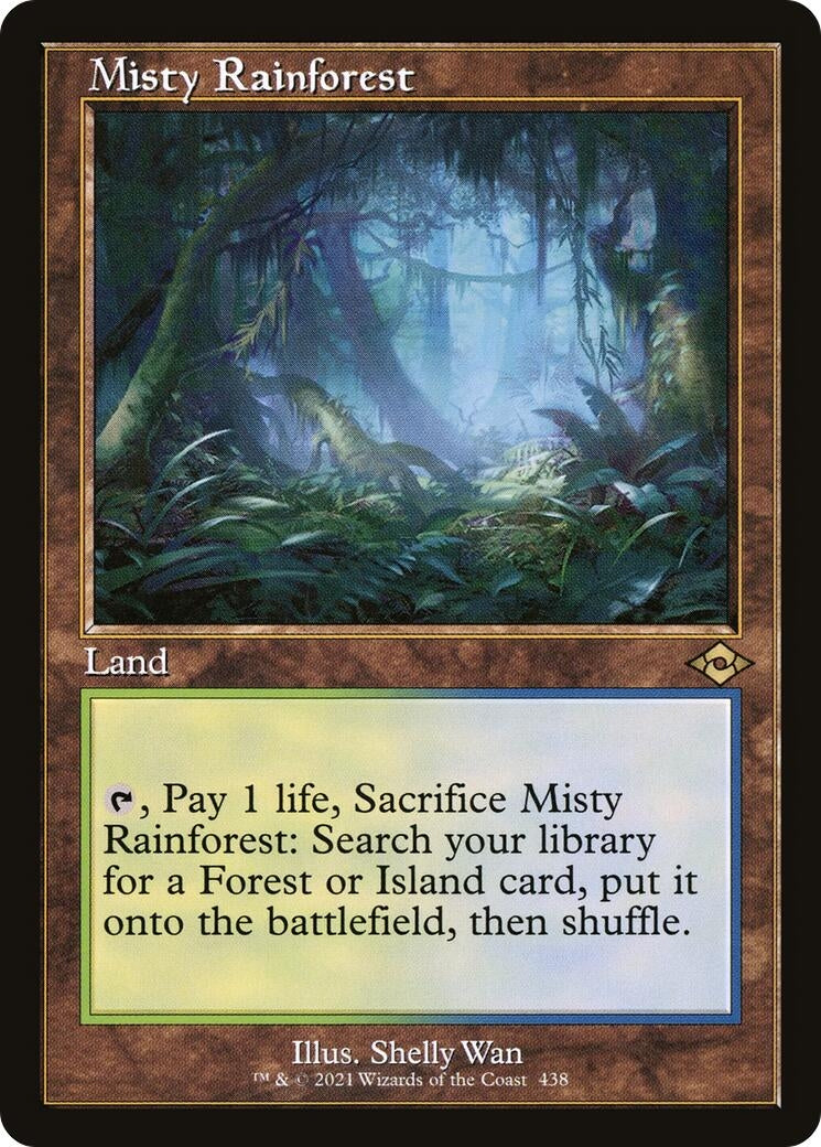 Image for Misty Rainforest (Retro Frame) (438) [Modern Horizons 2] - Magic: The Gathering