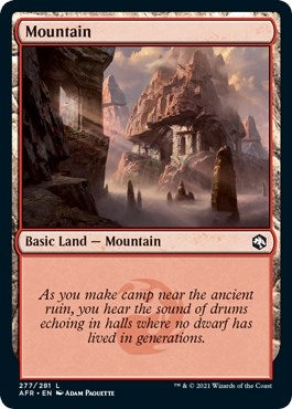 Image for Mountain (277) (277) [Adventures in the Forgotten Realms] - Magic: The Gathering
