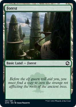 Image for Forest (281) (281) [Adventures in the Forgotten Realms] - Magic: The Gathering