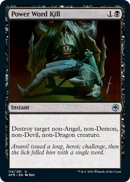 Image for Power Word Kill (114) [Adventures in the Forgotten Realms] - Magic: The Gathering