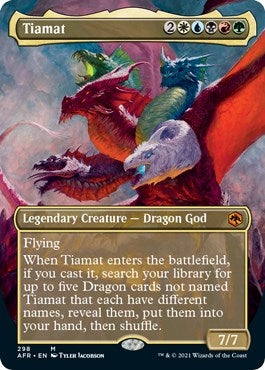 Image for Tiamat (Borderless) (298) [Adventures in the Forgotten Realms] - Magic: The Gathering
