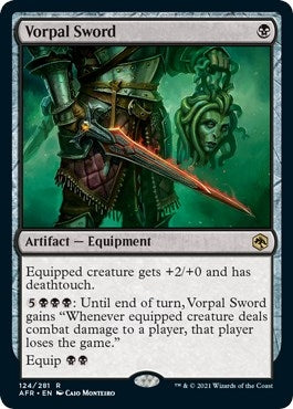 Image for Vorpal Sword (124) [Adventures in the Forgotten Realms] - Magic: The Gathering