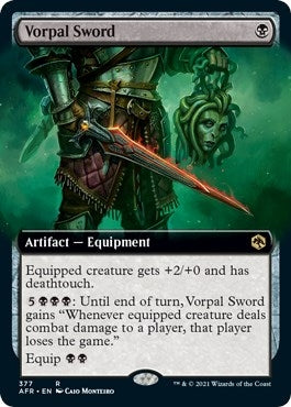 Image for Vorpal Sword (Extended Art) (377) [Adventures in the Forgotten Realms] - Magic: The Gathering