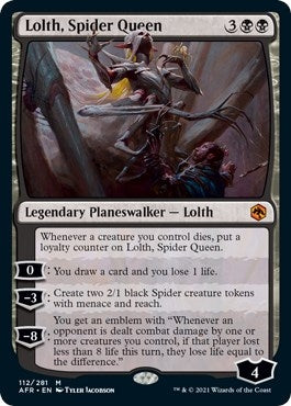 Image for Lolth, Spider Queen (112) [Adventures in the Forgotten Realms] - Magic: The Gathering