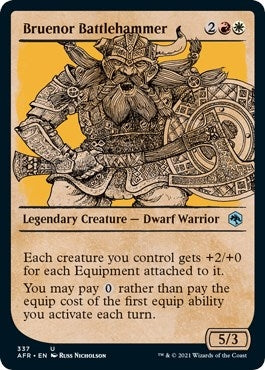 Image for Bruenor Battlehammer (Showcase) (337) [Adventures in the Forgotten Realms] - Magic: The Gathering